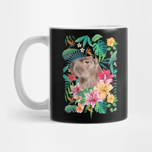 Tropical Rainforest Capybara Mug